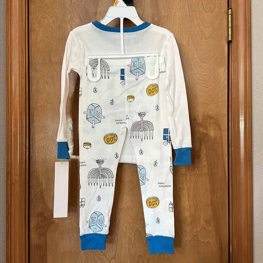 Happy HANUKKAH 2 piece long sleeve pajama set